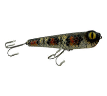 Load image into Gallery viewer, Right View of BLOODSHOT MORGUE WOODEN CHUGGER Topwater Fishing Lure
