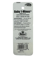 Load image into Gallery viewer, Fishing Tips for MANN&#39;S BAIT COMPANY BABY 1- (One Minus) Fishing Lure in CHROME BLACK
