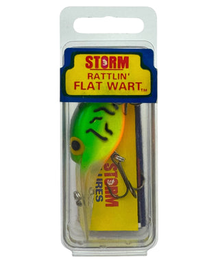 Storm Lures Rattlin Flat Wart Fishing Lure. Hot Tiger. Old School Diver.