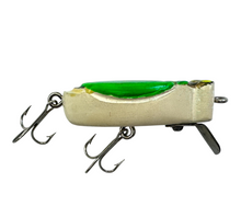 Load image into Gallery viewer, Folk Art Fishing Lure. Wood Lure. Green Beetle R
