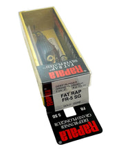 Cargar imagen en el visor de la galería, RAPALA LURES FAT RAP 5 Fishing Lure in GOLD. Silver Plated Edition.
