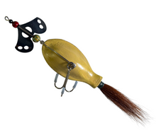 Load image into Gallery viewer, HANDCARVED WOOD FROG MUSKY LURE by GREEN BAY DECOY MAKER, DAVID CHARLES. Belly

