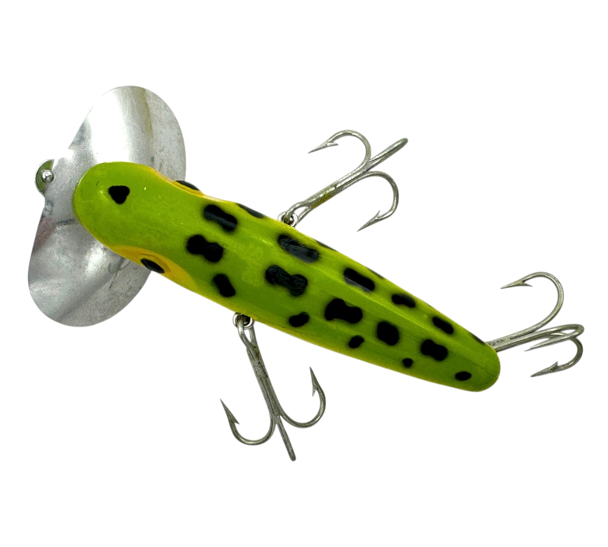 FRED ARBOGAST MUSKIE JITTERBUG OLD FISHING LURE • FROG – Toad Tackle