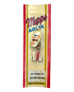 MEPPS AGLIA SPINNERBAIT. Advertising Lure for YELLOW FREIGHT TRUCKING.  get hooked