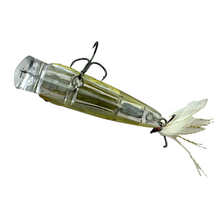 Load image into Gallery viewer, KOPPER's LIVE TARGET GLASS MINNOW BAIT BALL TOPWATER POPPER in GOLD BRONZE ventral
