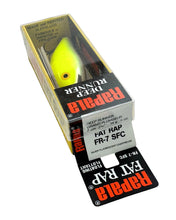 Lade das Bild in den Galerie-Viewer, RAPALA FINLAND FAT RAP FISHING LURE.   SILVER FLUORESCENT CHARTREUSE. GRAND PLONGEUR
