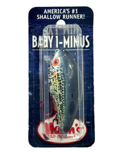 Load image into Gallery viewer, Manns Baits Baby 1- Fishing Lure in GRAY GHOST. Red Treble Hooks.
