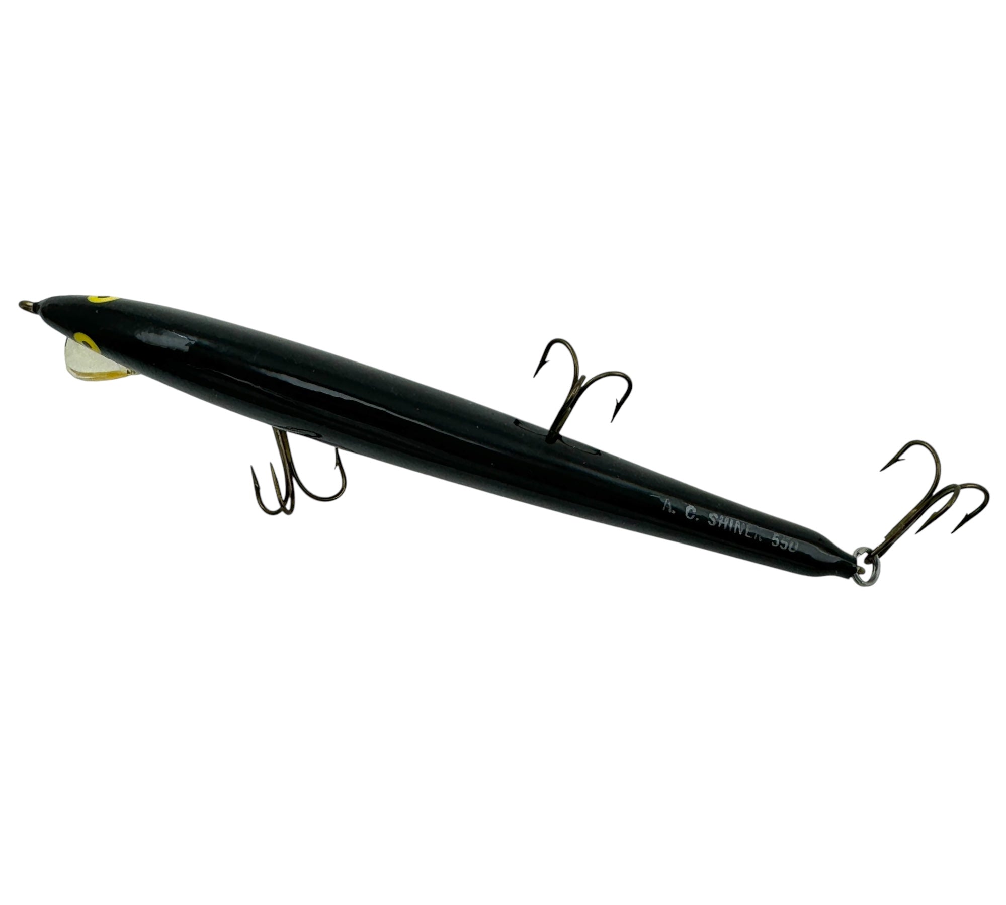 OKEANA, OHIO AC SHINERS LURES No. 550 Fishing Lure BLACK Toad Tackle OKEANA, OHIO AC SHINERS LURES No. 550 Fishing Lure BLACK Toad Tackle