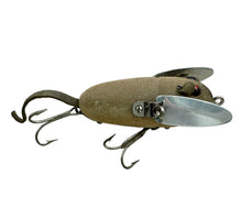 Load image into Gallery viewer, ANTIQUE HEDDON CRAZY CRAWLER. TRANSITIONAL HARDWARE &amp; SURFACE HARDWARE. James Heddon's Sons Box Marked 2120 GM GREY MOUSE. R
