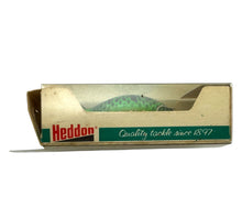Load image into Gallery viewer, HEDDON 9900 SERIES CLATTER TAD TADPOLLY Antique Fishing Lure in GREEN CRAWDAD side view 1897
