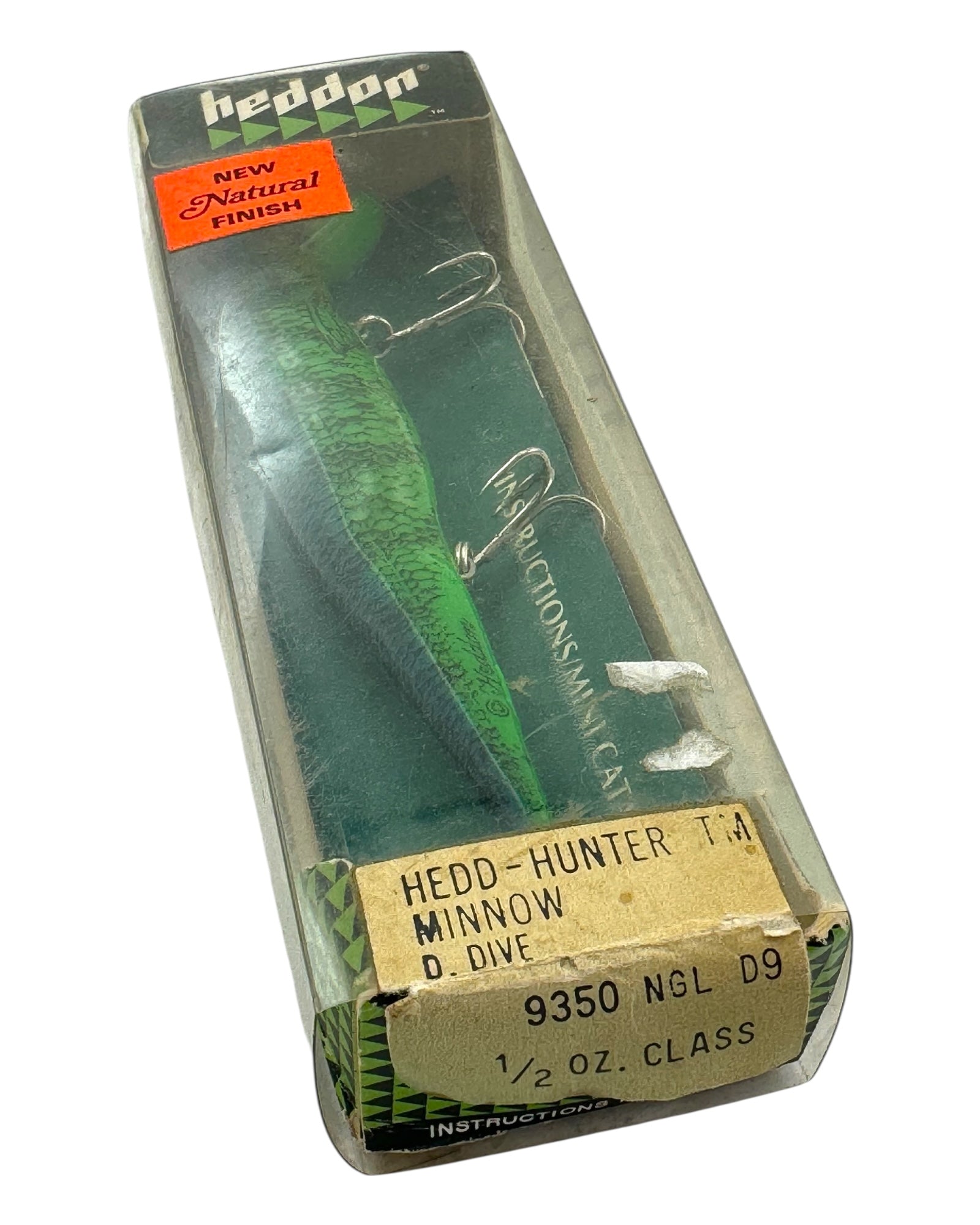 HEDDON HEDD HUNTER MINNOW Lure 9350 NGL BLUEGILL ~ ZOMBIE – Toad
