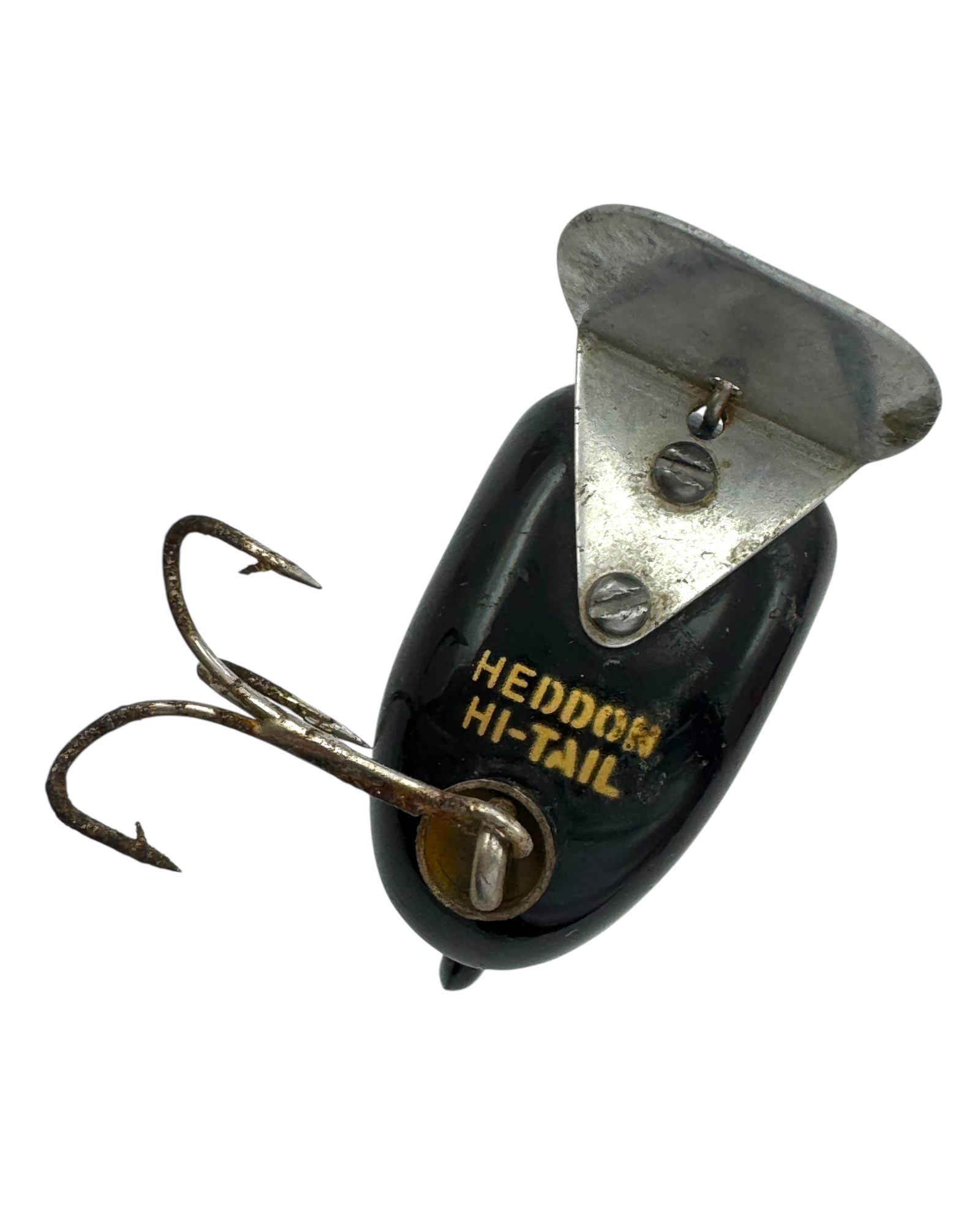 HEDDON OLD LURE, HI-TAIL ,C 1960年 HEDDON DOWAGIAC HI-TAIL VINTAGE FISHING LURE • 305 B BLACK – Toad