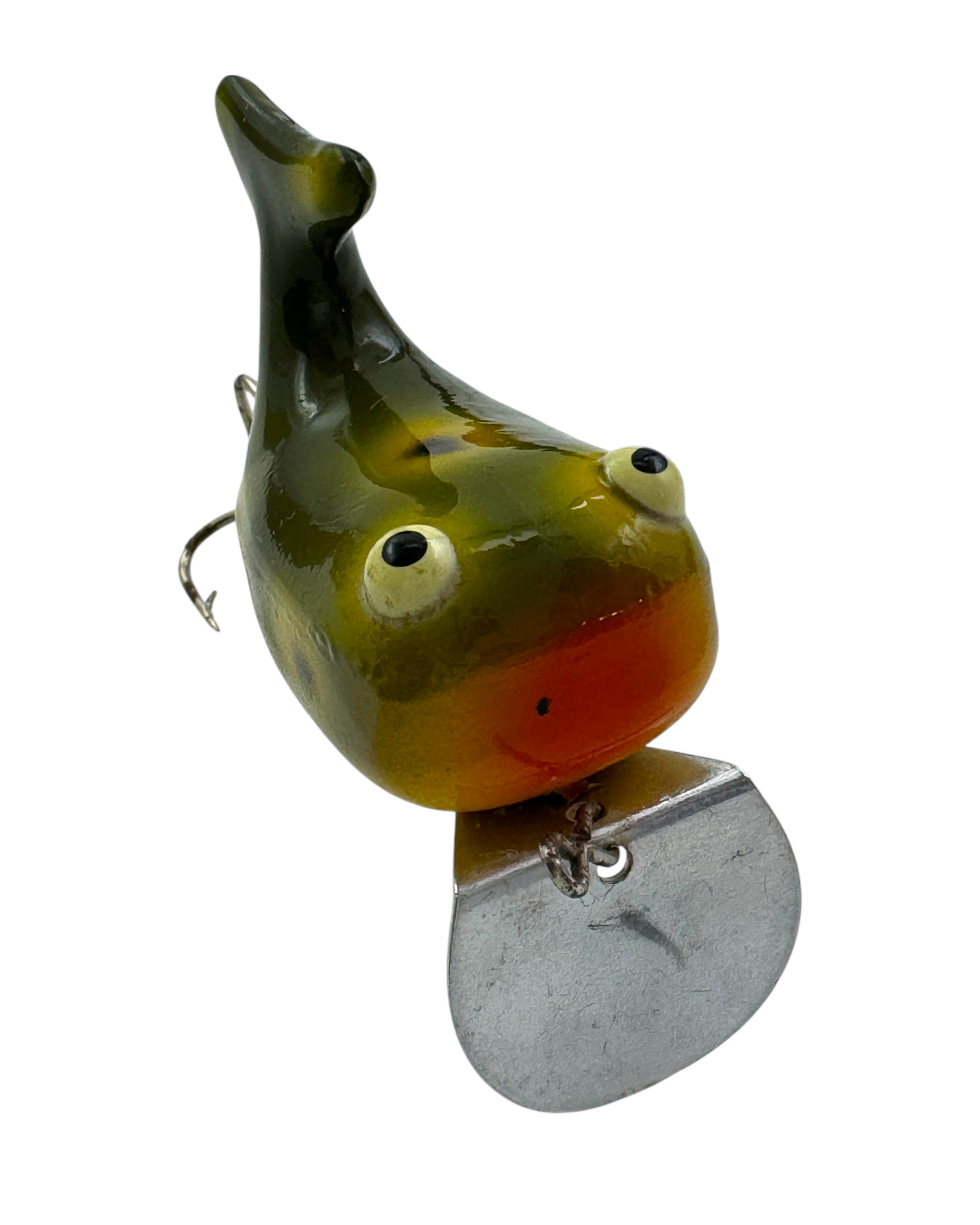 HEDDON DOWAGIAC HI TAIL VINTAGE FISHING LURE • 305 F FROG – Toad Tackle