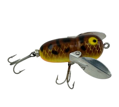 HEDDON TINY CRAZY CRAWLER BROWN CRAWDAD TOPWATER FISHING LURE. R