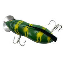 Load image into Gallery viewer, Dorsal View of HEDDON MEADOW MOUSE Fishing Lure in MR MOSS
