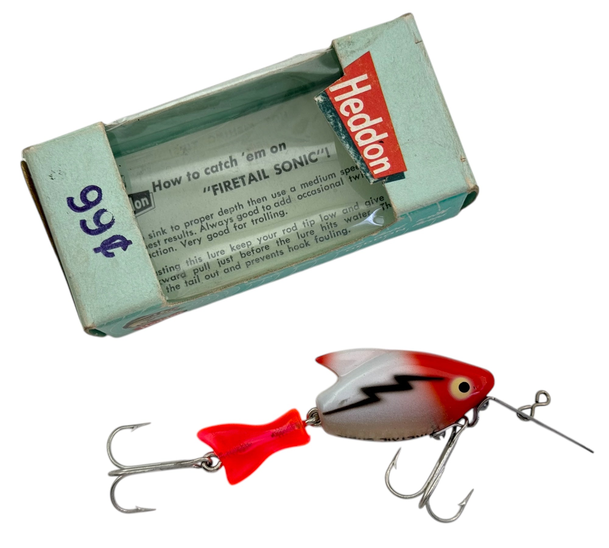 1970 fishing lure VTG 1970s Heddon River Runt Spook Floater Pink White White Products 1970s Arbogast Fishing Lure Set