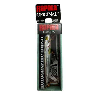 RAPALA LURES ORIGINAL FLOATING 7 Stickbait in HOLOGRAPHIC SHINER