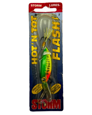 Storm HOT N TOT FLASH FISHING LURE in GREEN FIRE GLITZ