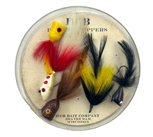 Load image into Gallery viewer, HUB BAIT COMPANY of BEAVER DAM, WI HUB PANFISH POPPERS. Antiques Baits.
