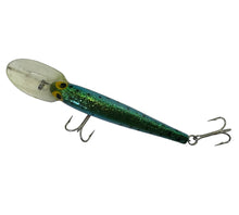 Lataa kuva Galleria-katseluun, Back View for STORM LURES DEEP JR THUNDERSTICK Fishing Lure in RAINBOW TROUT GLITTER FINISH
