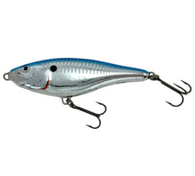 Load image into Gallery viewer, Left Facing View of RAPALA GLR-15 GLIDIN&#39; RAP Fishing Lure in CHROME BLUE
