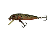 Charger l&#39;image dans la galerie, Left Facing View of REBEL LURES F49 REBEL MINNOW Fishing Lure in NATURALIZED BROWN TROUT

