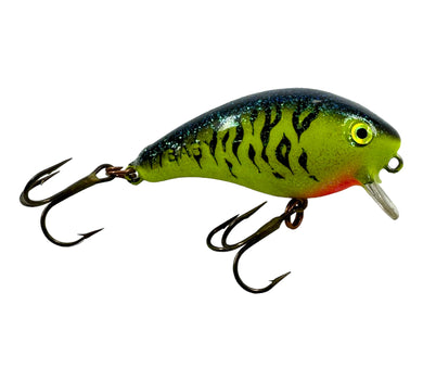 Right Facing View of Mann's Bait Company Double Stamped Baby 1- Fishing Lure in FIRE SHAD CRYSTAGLOW