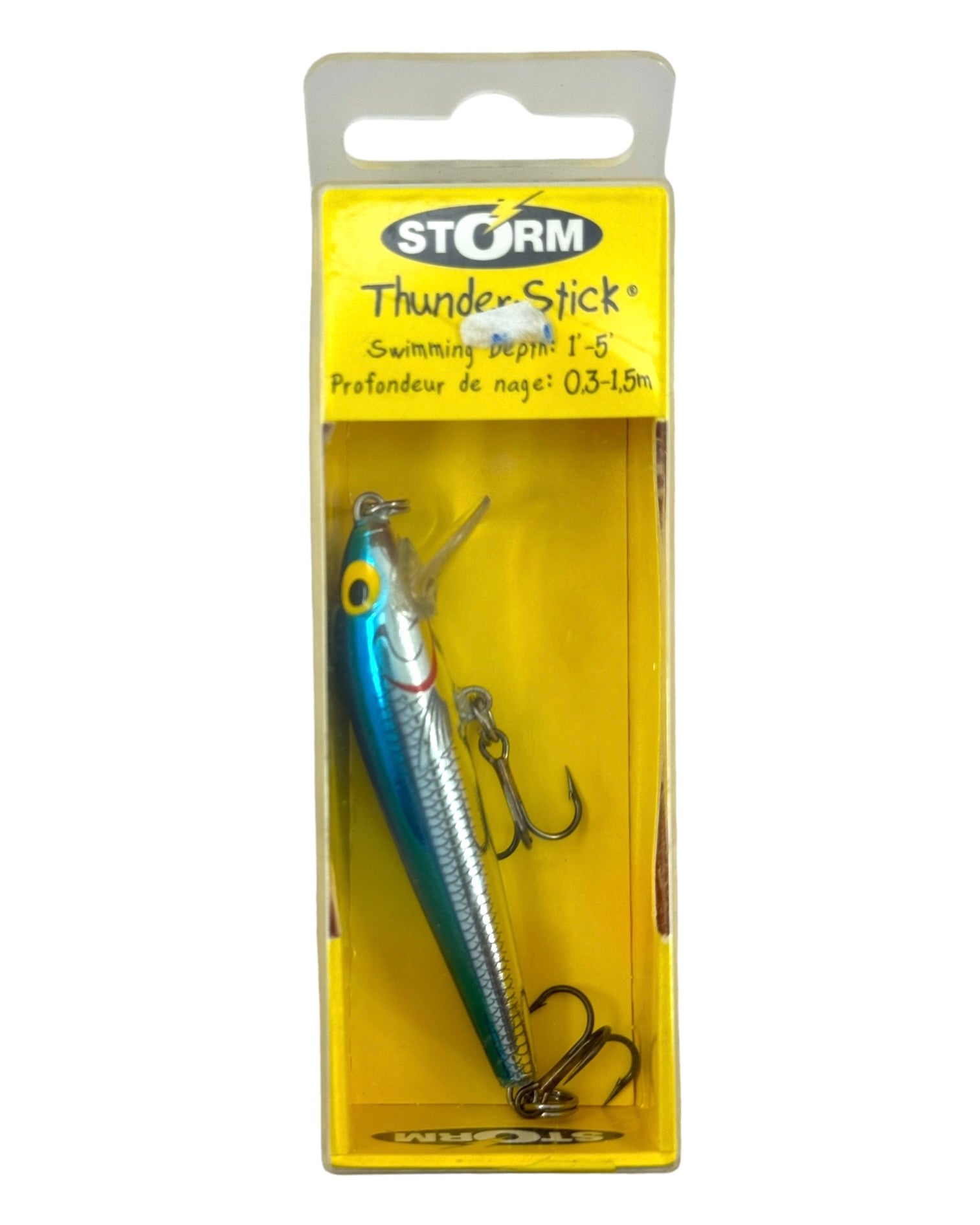 RAPALA MADE • STORM LURES BABY THUNDERSTICK Fishing Lure • #TS06 344 METALLIC SILVER BLUE