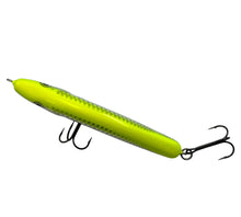 Load image into Gallery viewer, Top View of RAPALA GLR-15 GLIDIN&#39; RAP Fishing Lure in CHROME CHARTREUSE
