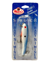 Load image into Gallery viewer, Mann&#39;s Bait Company BABY STRETCH One Minus Fishing Lure in PEARL BLUE BACK. Manns S 1- Bass Bait.
