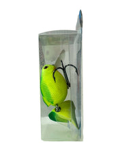 Load image into Gallery viewer, Side View of LUCKY CRAFT VIRTUAL BAITS KINGYO KASHIRA 80F Fishing Lure in MATTE GREEN GLOW.&nbsp;NIGHT LIMITED EDITION
