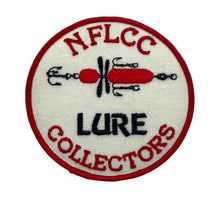 Load image into Gallery viewer, NFLCC PREMIERE EDITION FISHING PATCH • Antique SHAKESPEARE REVOLUTION LURE
