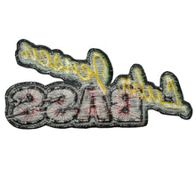 Load image into Gallery viewer, Back of Patch View for LUHR JENSEN BASS Fishing Patch • LOGO &amp; BLOCK SCRIPT
