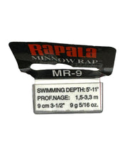 Cargar imagen en el visor de la galería, Box Stats View of RAPALA LURES MINNOW RAP 9 Fishing Lure in TENNESSEE SHAD
