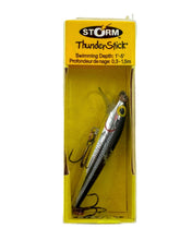 Cargar imagen en el visor de la galería, STORM LURES BABY THUNDERSTICK Fishing Lure in&nbsp;METALLIC SILVER BLACK
