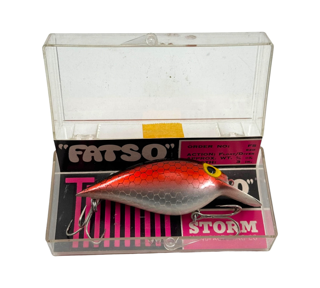 Cover Photo for STORM LURES ThinFin FATSO Fishing Lure in RED SCALE or RED