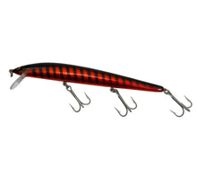 Charger l&#39;image dans la galerie, Left Facing View of BAGLEY BAIT COMPANY BANG-O 7 Fishing Lure in BLACK STRIPES on COPPER FOIL
