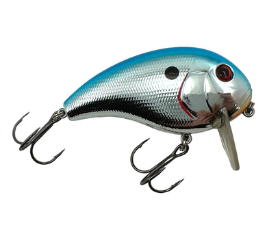 Right Facing View of XCALIBUR TACKLE COMPANY XW6 Wake Bait Fishing Lure in CHROME BLUE BACK