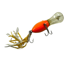Load image into Gallery viewer, Belly View of FRED ARBOGAST Series 75 BUG-EYE Vintage Fishing Lure in GREEN PARROT
