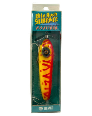 TIEMCO BITE RUSH SURFACE W. SWISHER Topwater Fishing Lure in RED/YELLOW