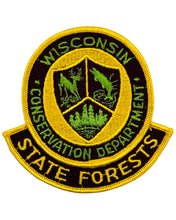 画像をギャラリービューアに読み込む, WISCONSIN CONSERVATION DEPARTMENT STATE FORESTS Patch
