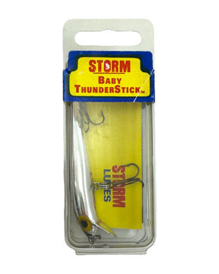 STORM LURES BABY THUNDERSTICK  Fishing Lure in METALLIC SILVER/BLACK BACK