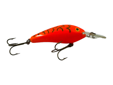 Right Facing View of RAPALA LURES OCW RATTLIN FAT RAP 7 Fishing Lure in the Darker Version of ORANGE CRAWDAD