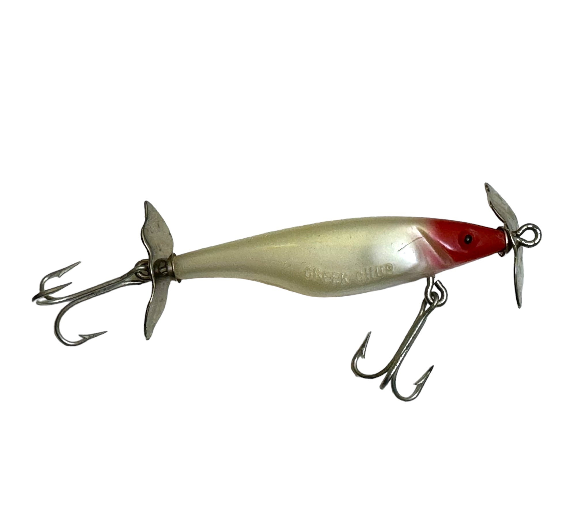 RARE PRODUCTION • THE CREEK CHUB BAIT COMPANY (CCBCO) STREEKER Fishing Lure w/ Box & Insert • S-02 RED HEAD