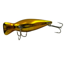 Load image into Gallery viewer, Belly View of STORM LURES ThinFin FATSO Fishing Lure in METALLIC YELLOW/BLACK BACK
