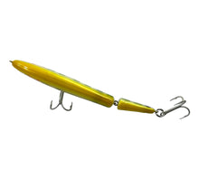 Load image into Gallery viewer, Top View of COTTON CORDELL TACKLE COMPANY JOINTED RED FIN Fishing Lure in YELLOW STRIPER
