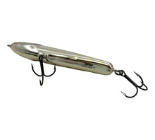 Load image into Gallery viewer, Additional Belly View of RAPALA GLIDIN&#39; RAP 12 Fishing Lure in CHROME CHARTREUSE with Fisherman Altered Stripes
