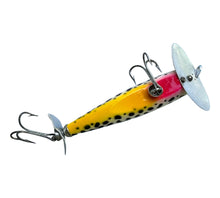 Load image into Gallery viewer, Belly View of CREME&#39;S 6100 Series MAD DAD Vintage Fishing Lure in COACH DOG
