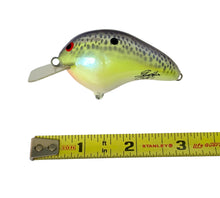 Load image into Gallery viewer, Tape Measure View of BRIAN&#39;S BEES CRANKBAITS FAT BODY SQUARE BILL Fishing Lure. For Sale Online at Toad Tackle.
