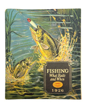 Charger l&#39;image dans la galerie, Front Cover View of 1926 SOUTH BEND BAIT COMPANY Antique Fishing Lure CATALOG. Vintage Graphics.
